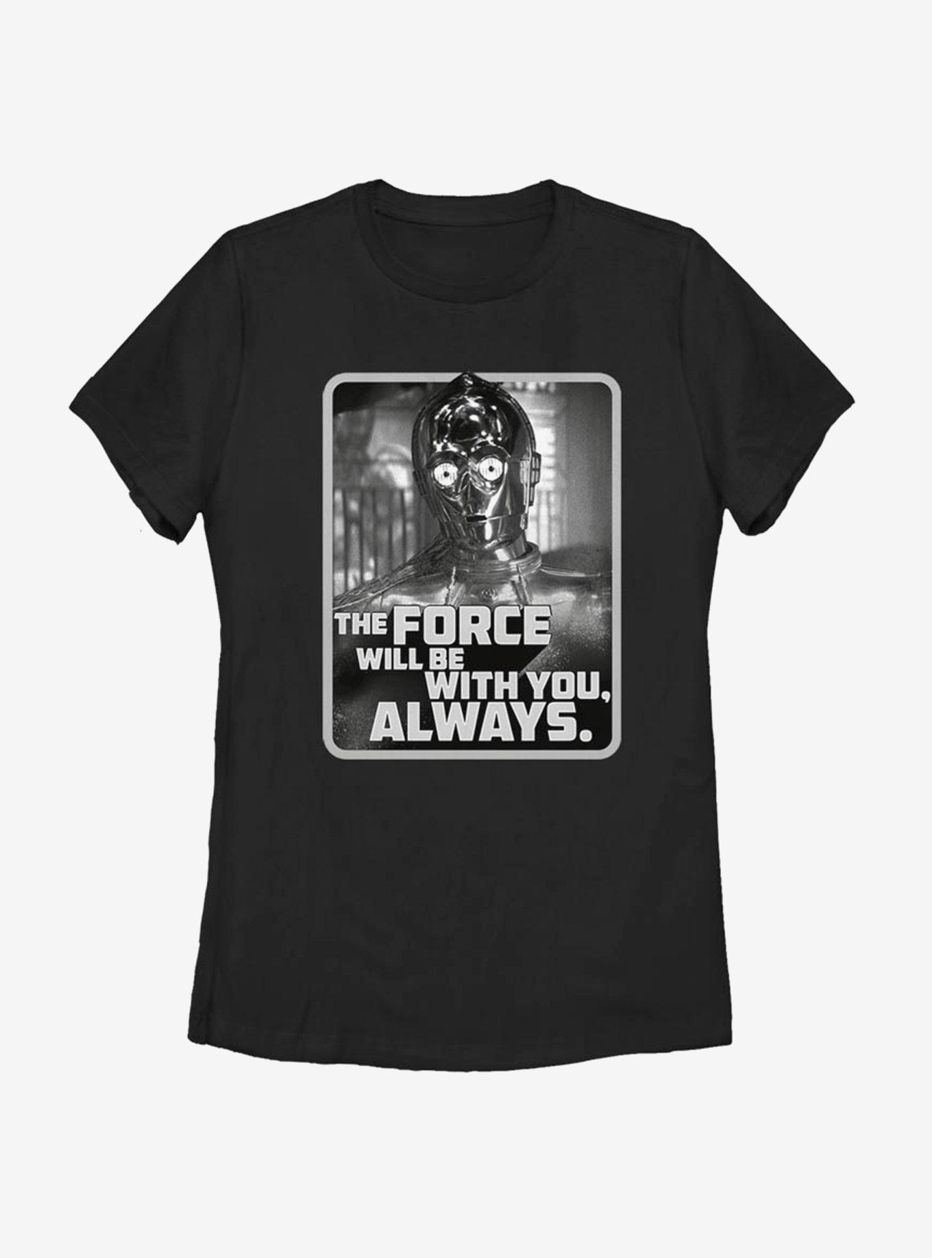 Star Wars Episode IX The Rise Of Skywalker With You C3PO Womens T-Shirt, , hi-res