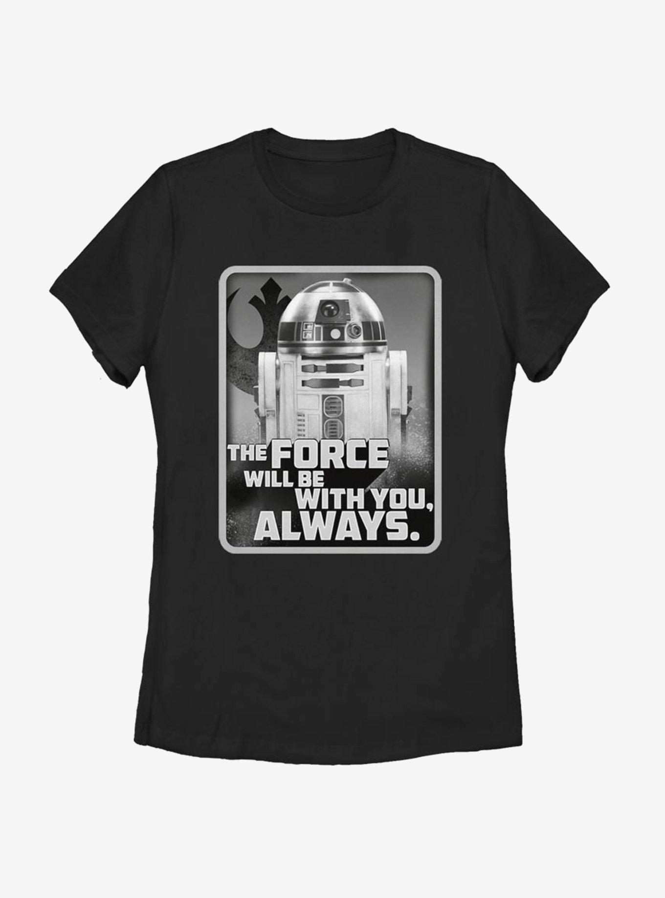 Star Wars Episode IX The Rise Of Skywalker With You R2D2 Womens T-Shirt, , hi-res