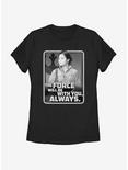 Star Wars Episode IX The Rise Of Skywalker With You Rose Womens T-Shirt, BLACK, hi-res