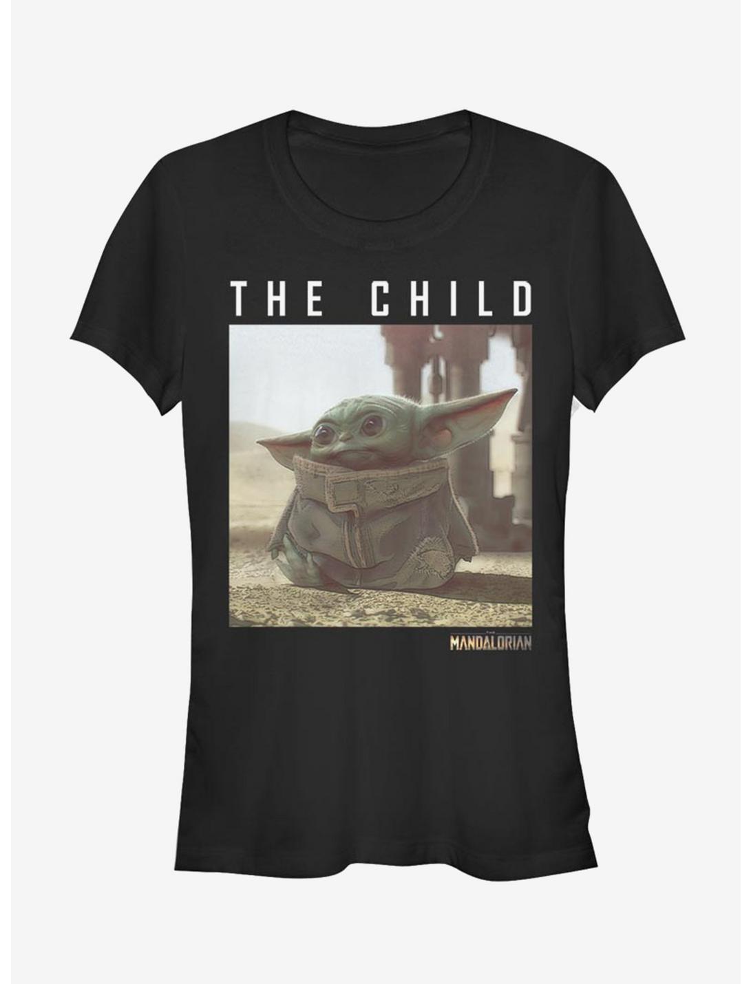 Star Wars The Mandalorian The Child Green Child Girls T-Shirt, BLACK, hi-res
