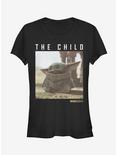 Star Wars The Mandalorian The Child Green Child Girls T-Shirt, BLACK, hi-res