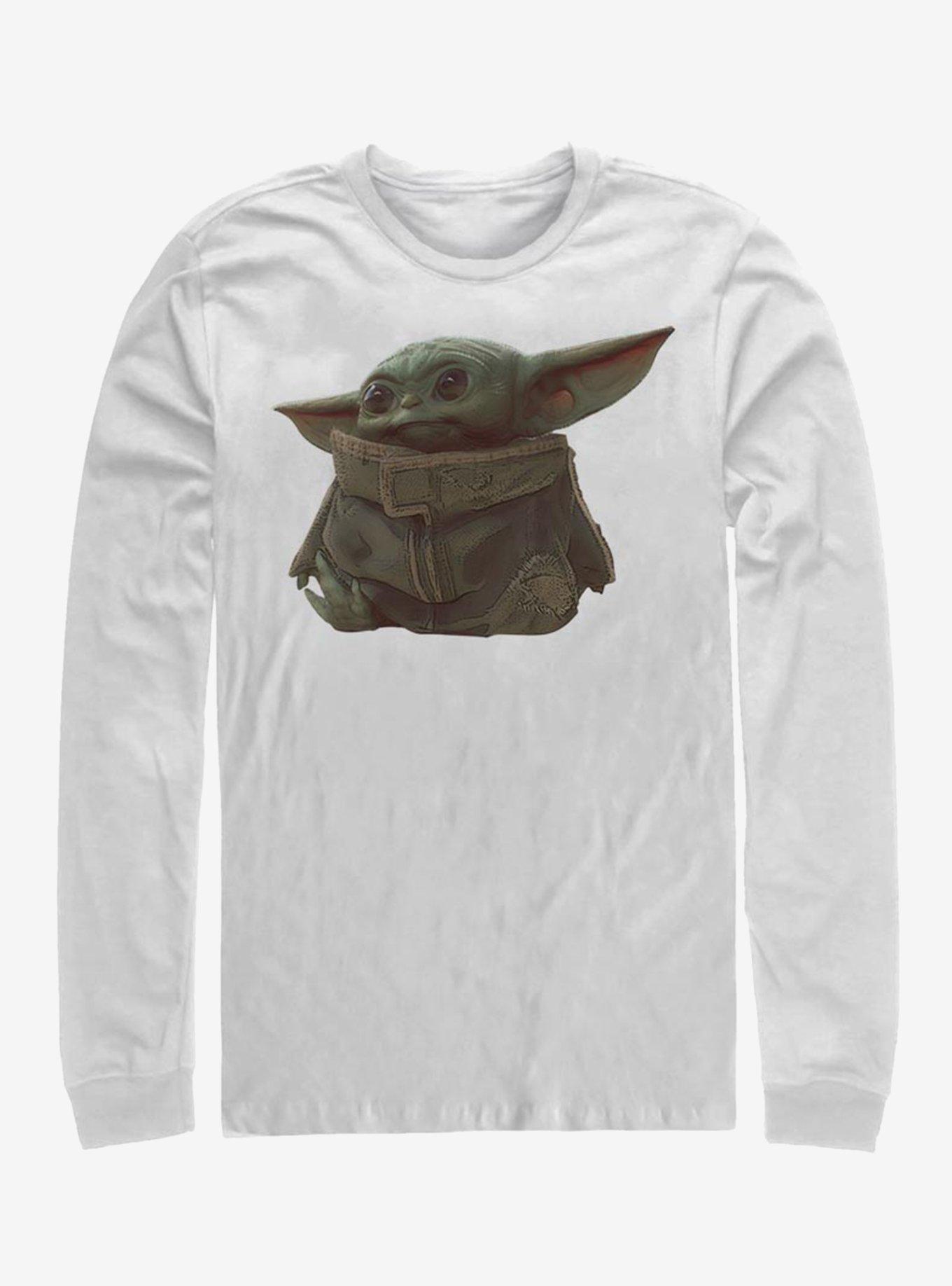 Star Wars The Mandalorian The Child Ball Thief Long-Sleeve T-Shirt, WHITE, hi-res