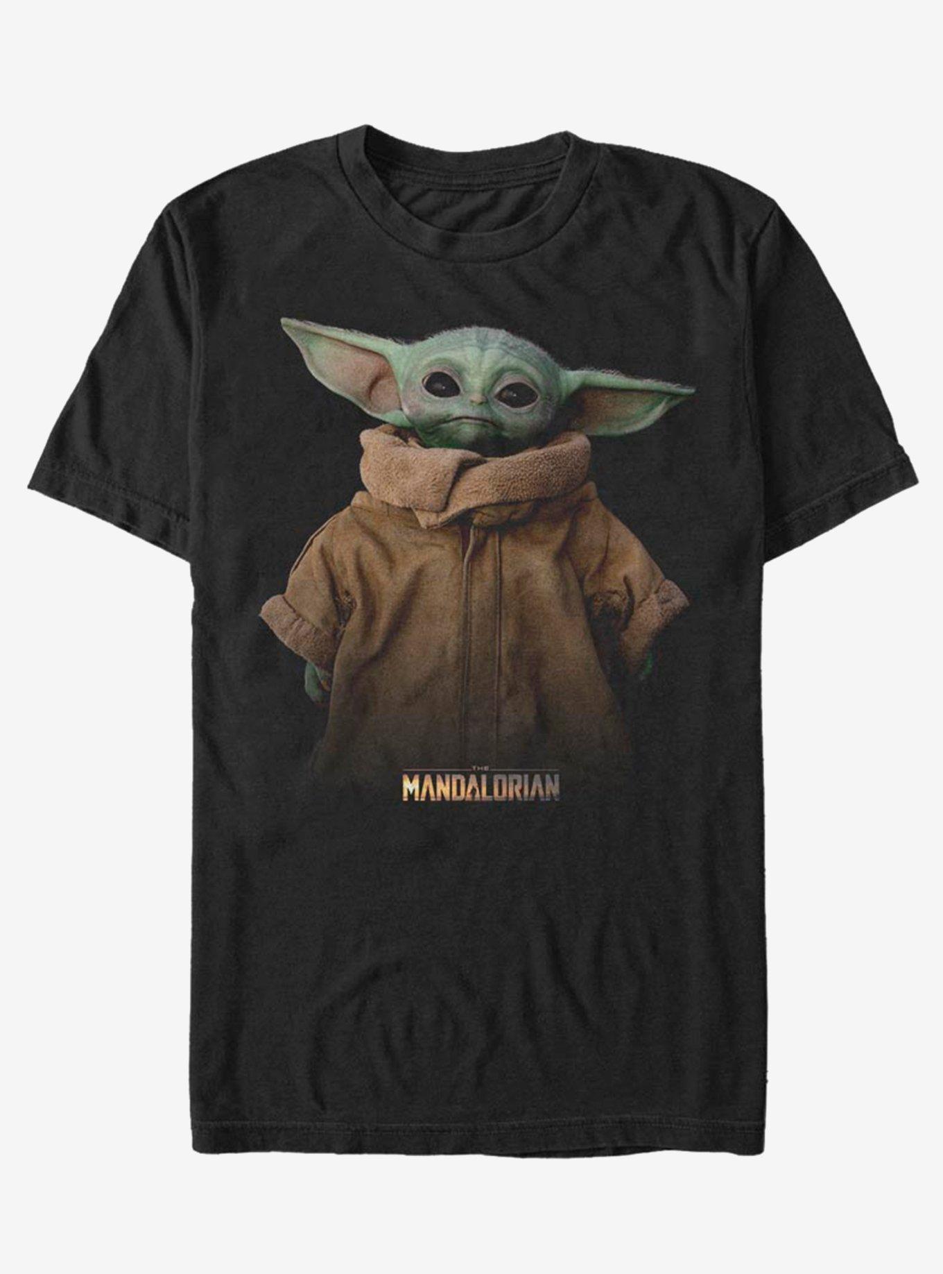 Star Wars The Mandalorian The Child Full Size T-Shirt, BLACK, hi-res