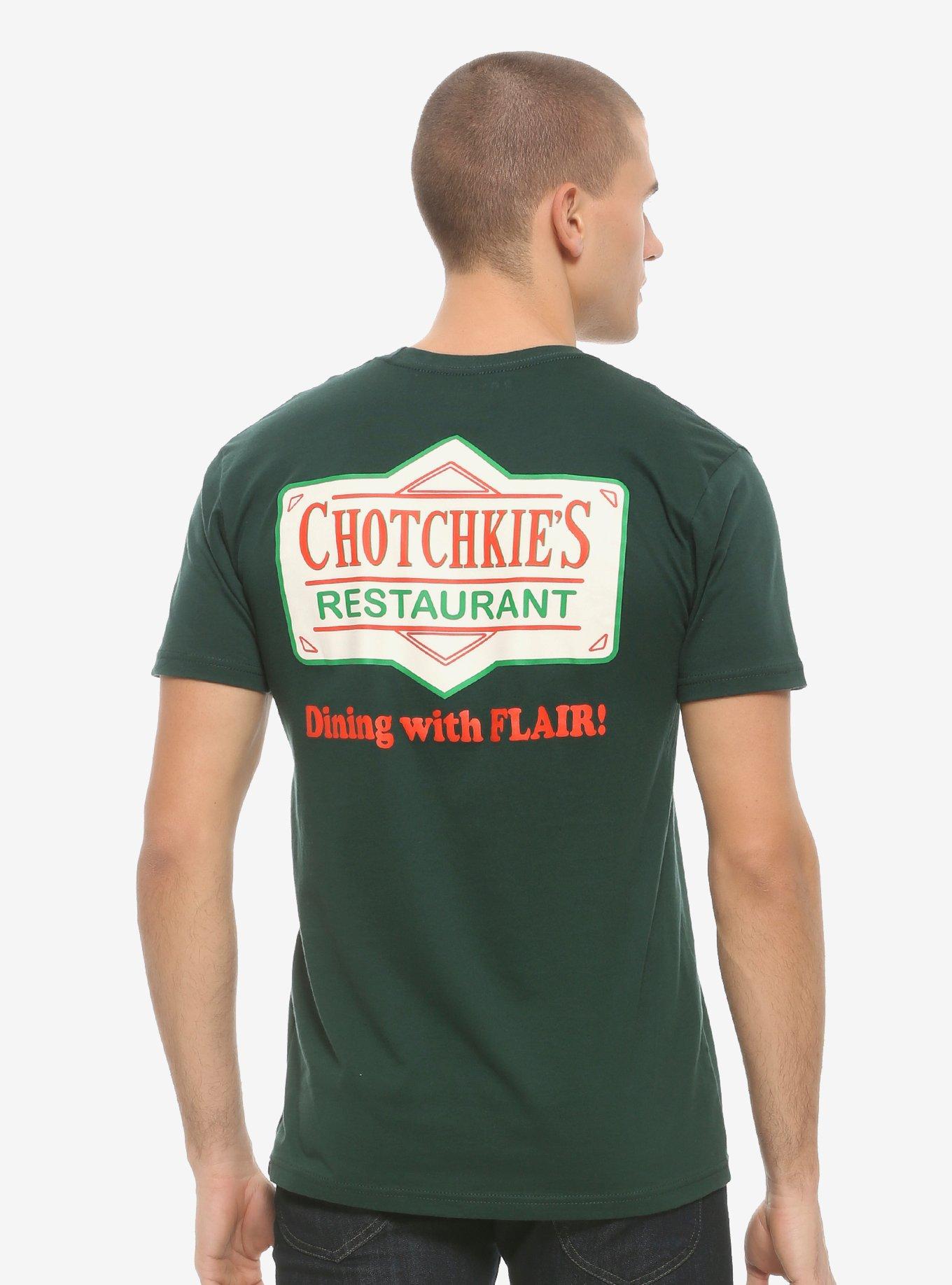 Office Space Chotchkie's Restaurant Dining with Flair T-Shirt - BoxLunch Exclusive, WHITE, hi-res