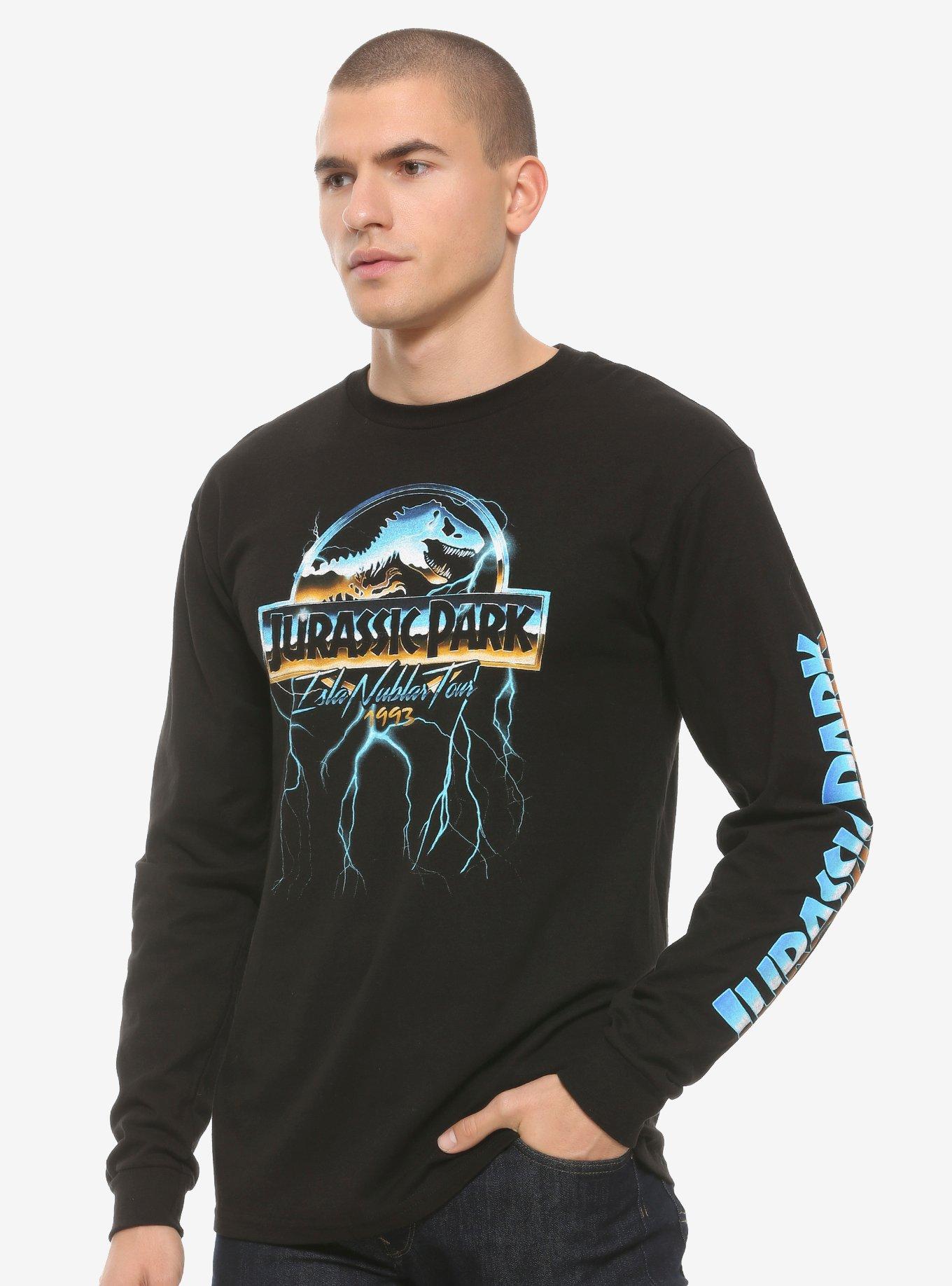 Jurassic Park Isla Nublar Tours Long Sleeve T-Shirt - BoxLunch Exclusive, BLUE, hi-res