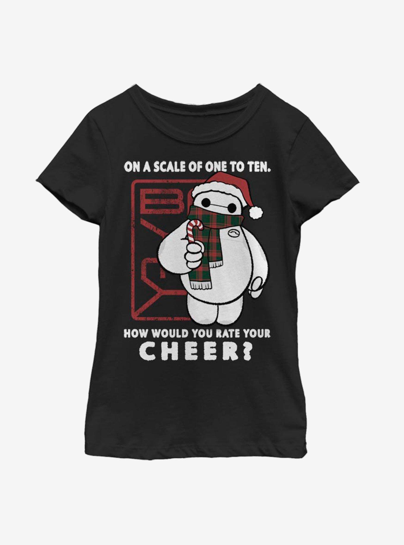 Disney Big Hero 6 Baymax Cheer Scale Youth Girls T-Shirt, , hi-res