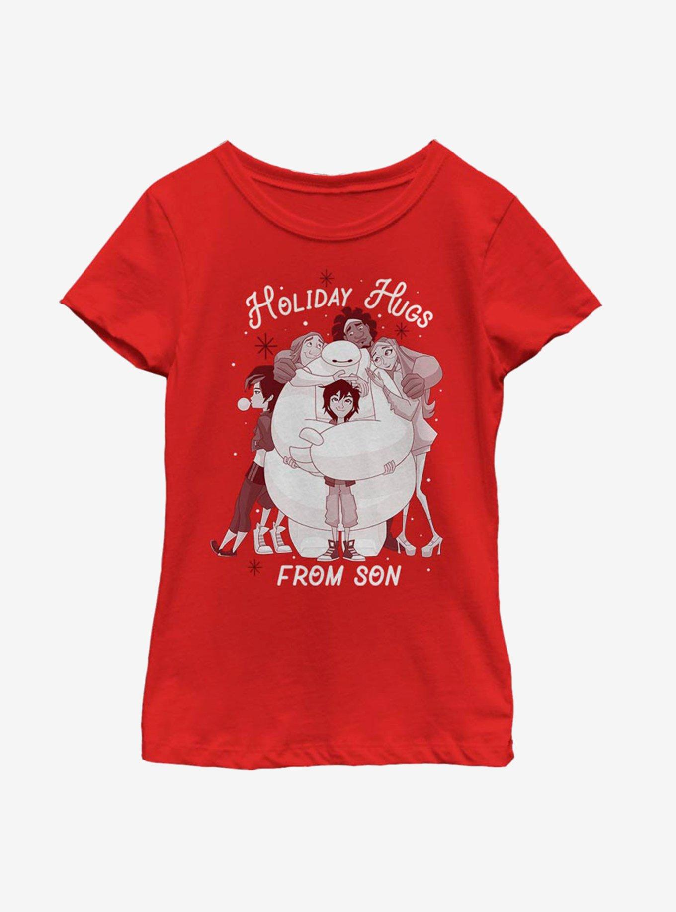 Disney Big Hero 6 Hugs From Son Youth Girls T-Shirt, , hi-res