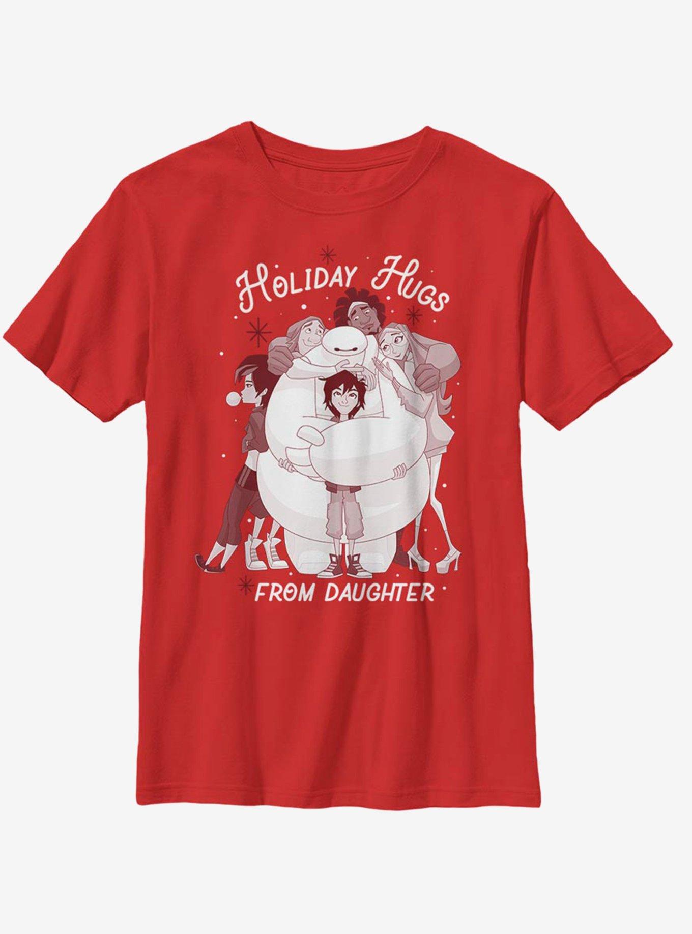 Disney Big Hero 6 Hugs From Daughter Youth T-Shirt, , hi-res