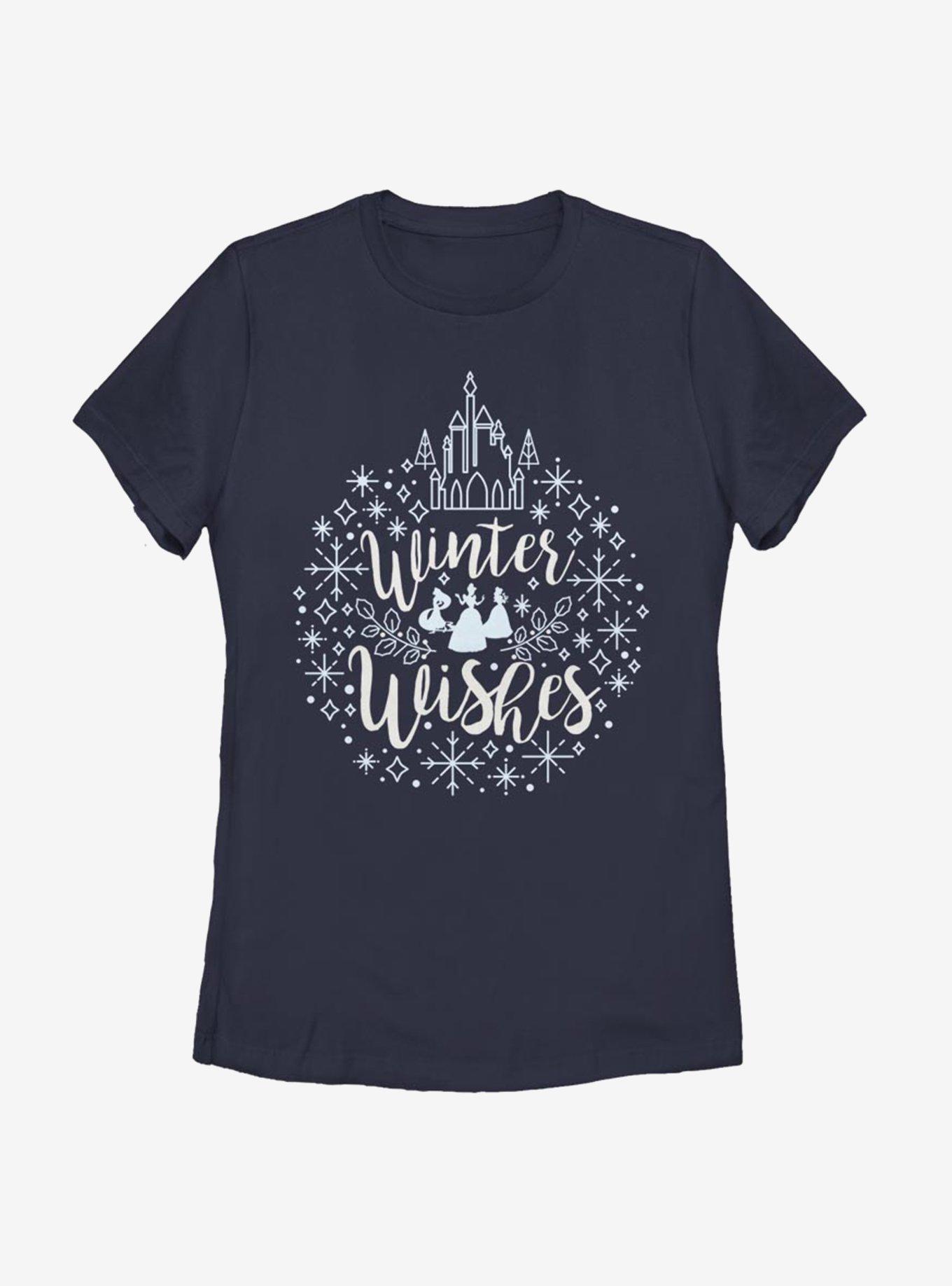 Disney Princesses Winter Wishes Womens T-Shirt, , hi-res