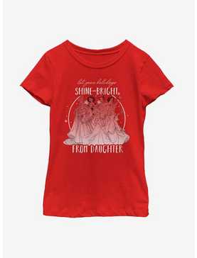 Disney Princesses Shine Bright Daughter Youth Girls T-Shirt, , hi-res