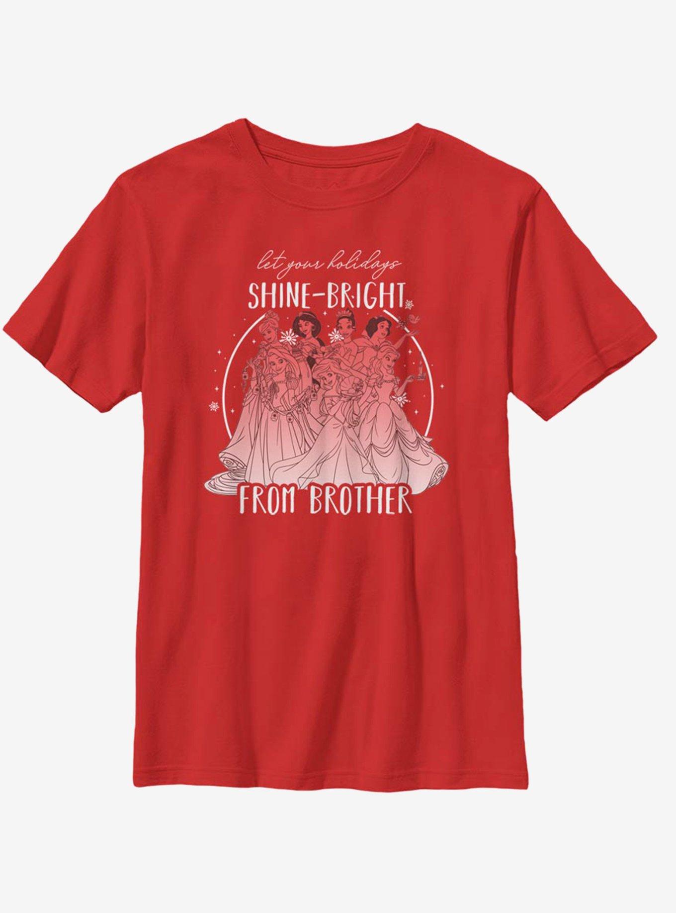 Disney Princesses Shine Bright Brother Youth T-Shirt, , hi-res
