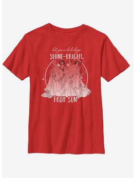 Disney Princesses Shine Bright Son Youth T-Shirt, , hi-res