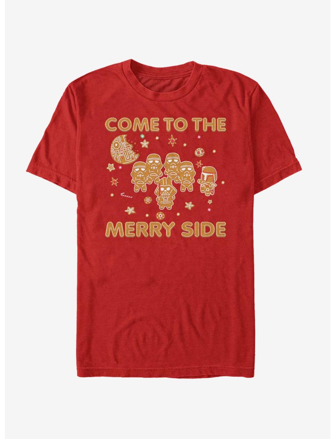 Star Wars Gingerbread Side T-Shirt, RED, hi-res