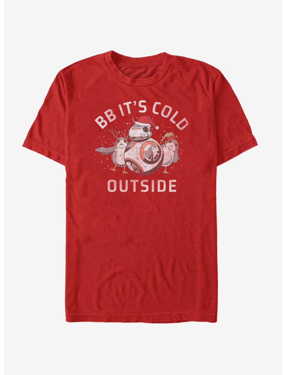 Star Wars BB It's Cold T-Shirt, RED, hi-res