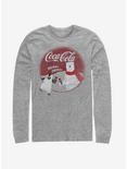 Coca Cola Holiday Cheers Bear Long-Sleeve T-Shirt, ATH HTR, hi-res