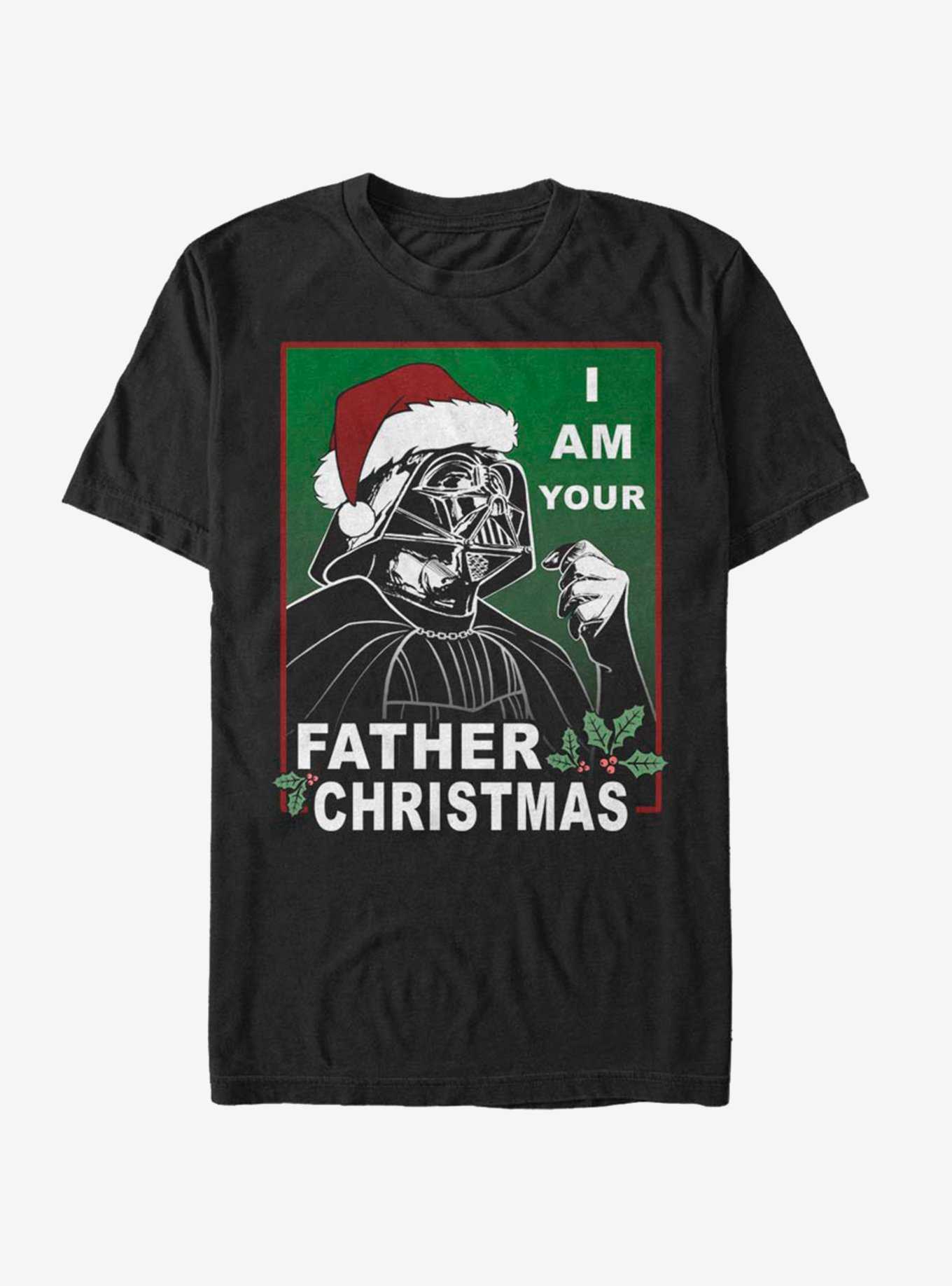 Star Wars Vader Father Christmas T-Shirt, , hi-res