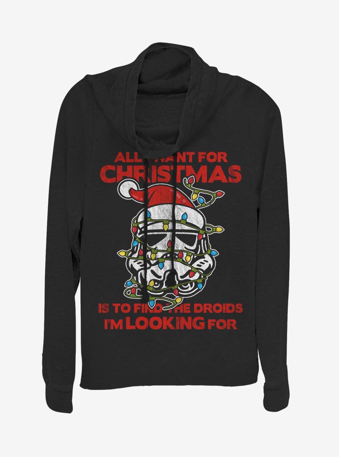 Star Wars Christmas Trooper Cowlneck Long-Sleeve Womens Top, , hi-res