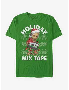 Marvel Guardians Of The Galaxy Groot Mix Tape Christmas T-Shirt, , hi-res