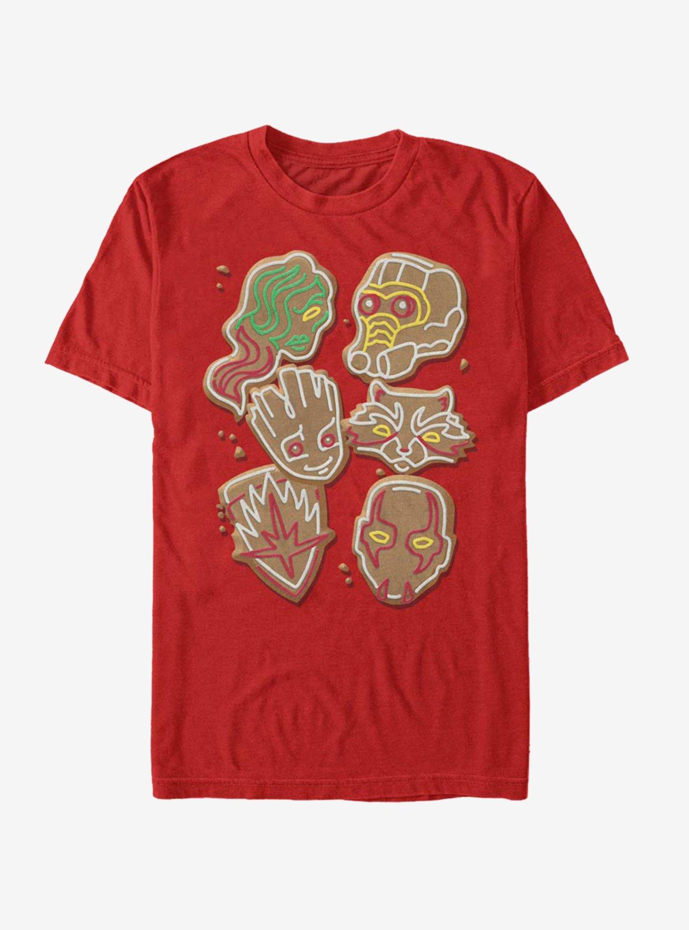 Marvel Guardians Of The Galaxy Guardian Cookies T-Shirt, RED, hi-res