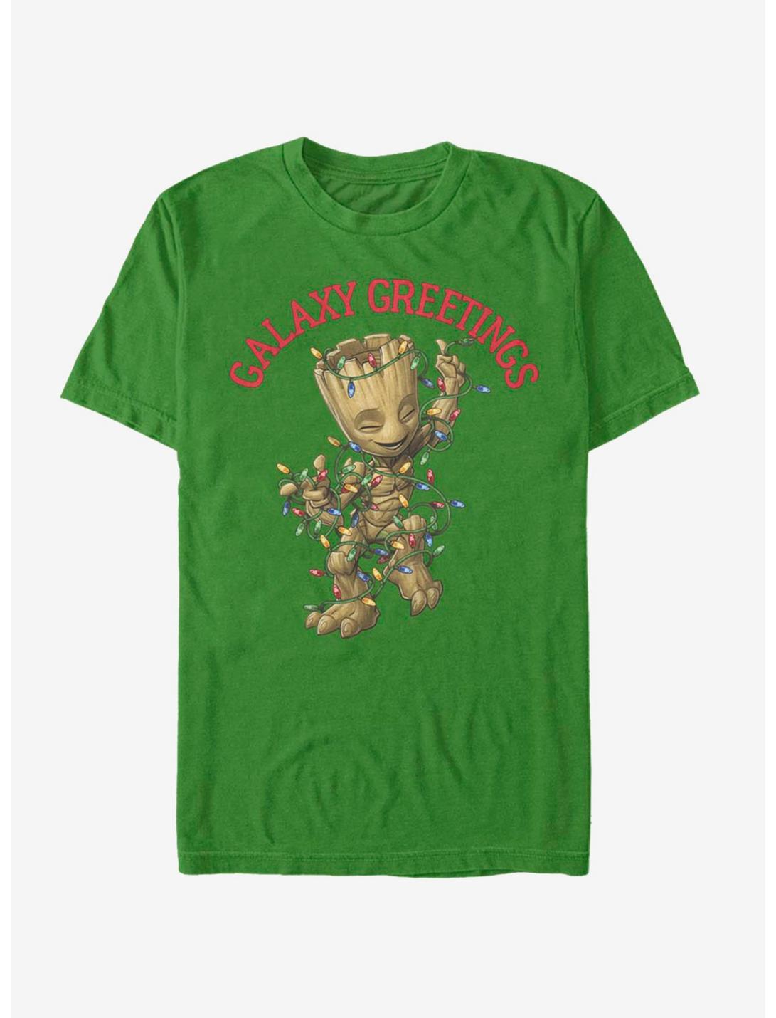 Marvel Guardians Of The Galaxy Christmas Baby Groot T-Shirt, KELLY, hi-res