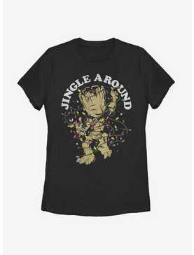 Marvel Guardians Of The Galaxy Jingle Groot Womens T-Shirt, , hi-res