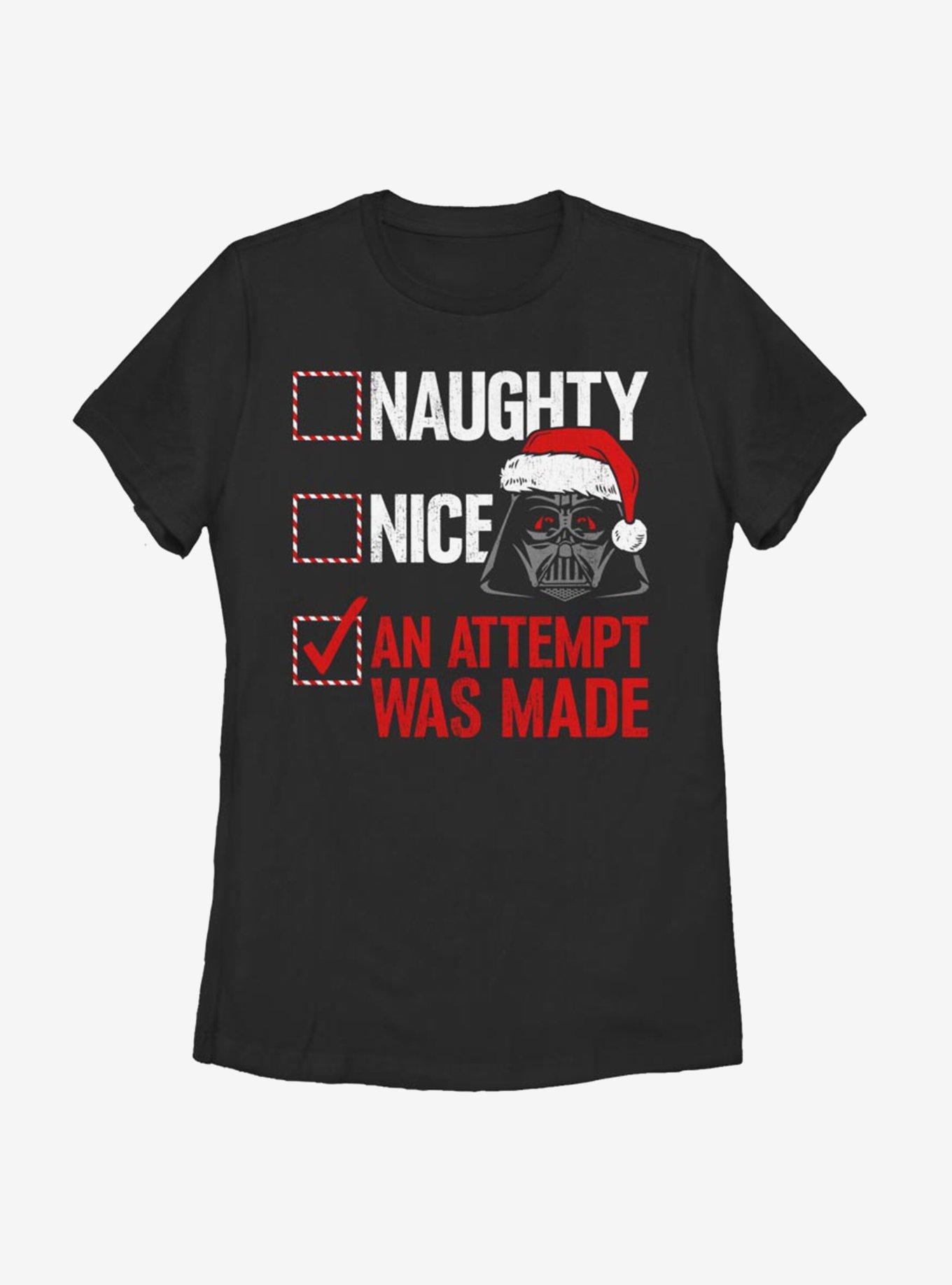 Star Wars Vader An Attempt Was Made Womens T-Shirt, , hi-res