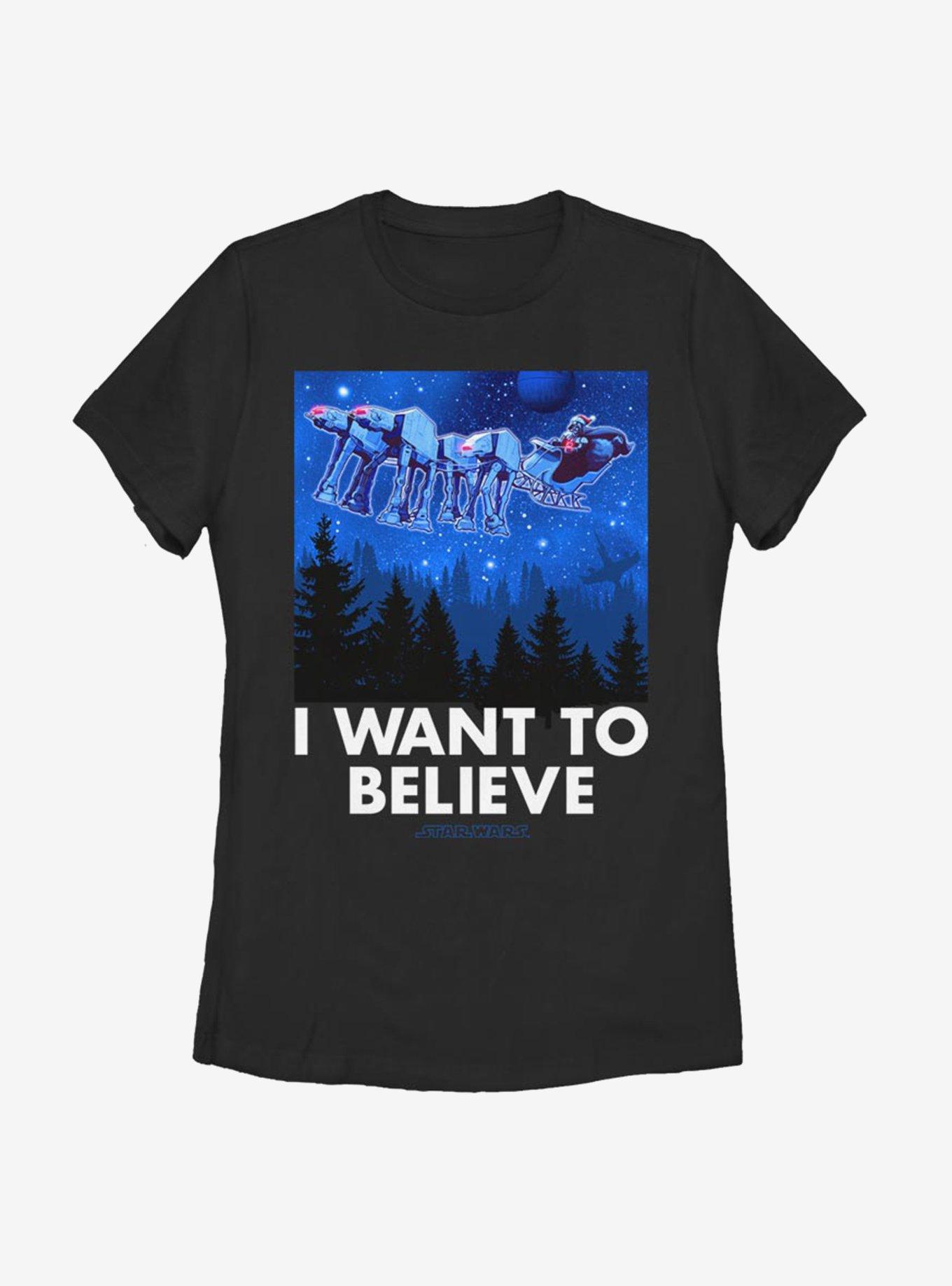 Star Wars Believer Womens T-Shirt, BLACK, hi-res