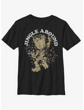 Marvel Guardians Of The Galaxy Jingle Groot Youth T-Shirt, , hi-res