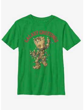 Marvel Guardians Of The Galaxy Christmas Baby Groot Youth T-Shirt, , hi-res