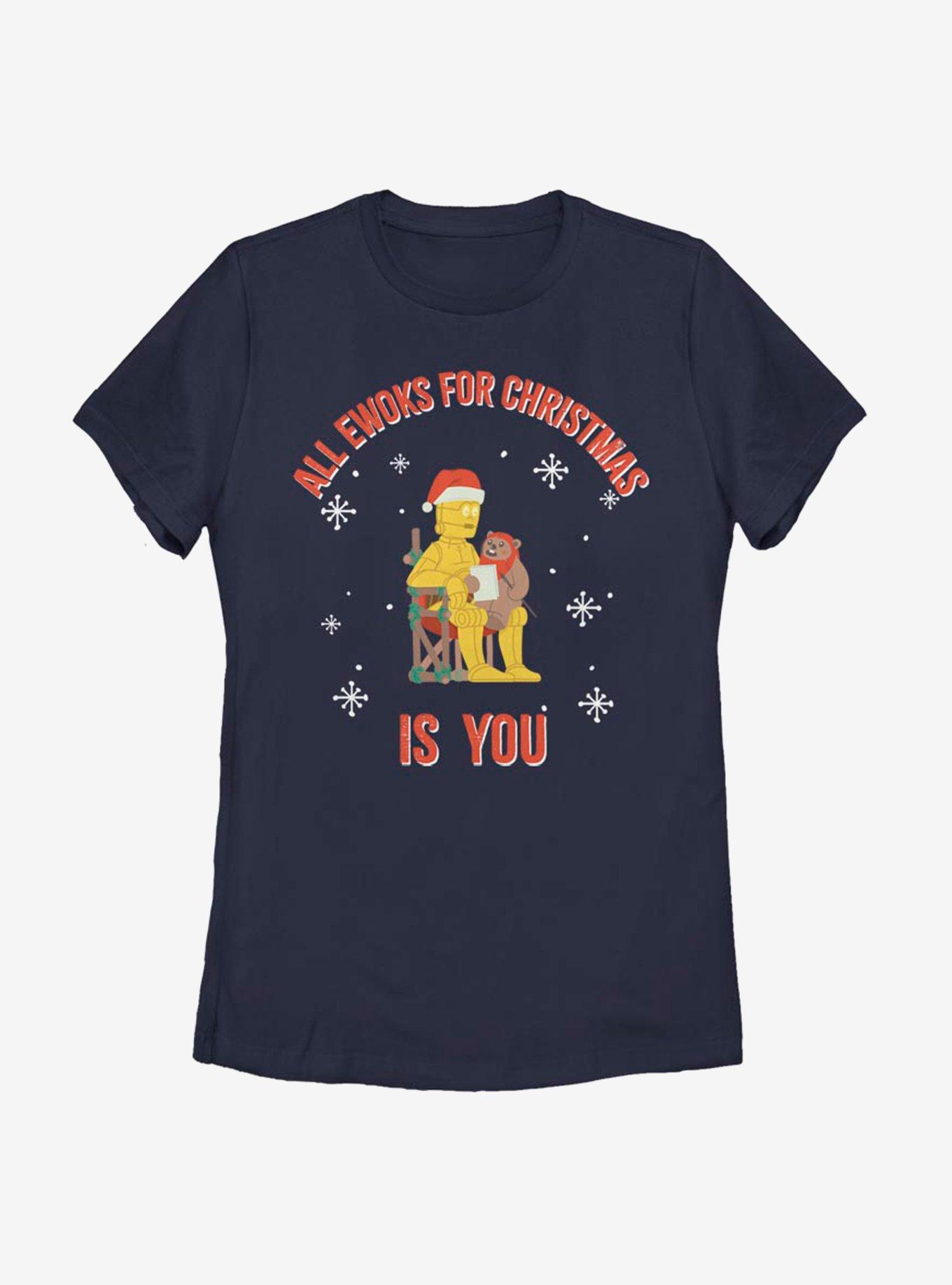 Star Wars Ewoks For Christmas Womens T-Shirt, , hi-res