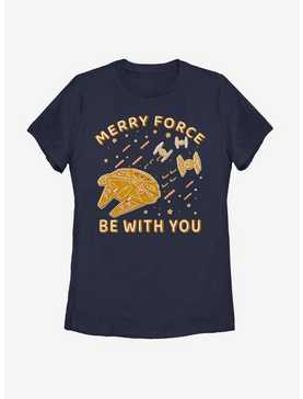 Star Wars Gingerbread Falcon Womens T-Shirt, , hi-res