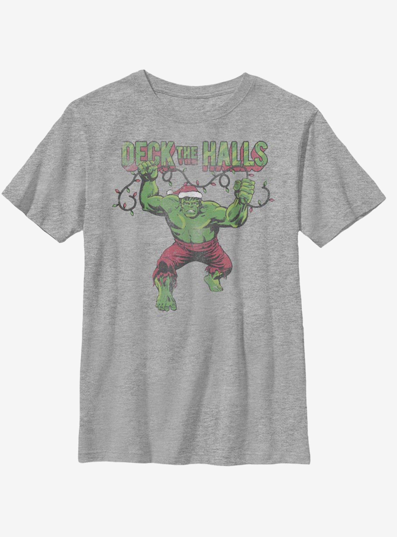 Marvel Hulk Deck The Halls Youth T-Shirt, , hi-res