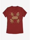 Star Wars Gingerbread Crew Womens T-Shirt, RED, hi-res