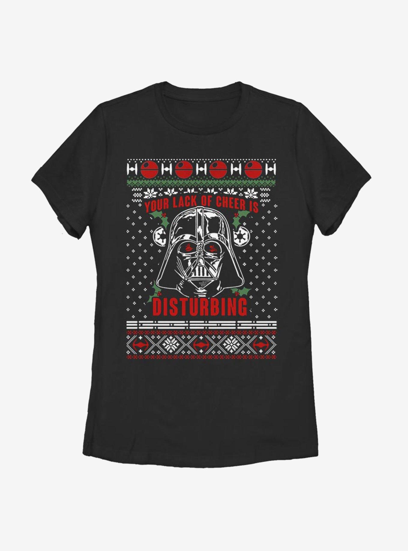 Star Wars Lack Of Cheer Womens T-Shirt, BLACK, hi-res