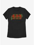 Star Wars Tartan Logo Womens T-Shirt, BLACK, hi-res
