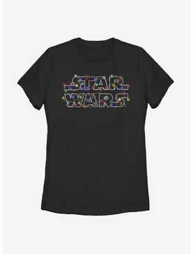 Star Wars Christmas Lights Womens T-Shirt, , hi-res