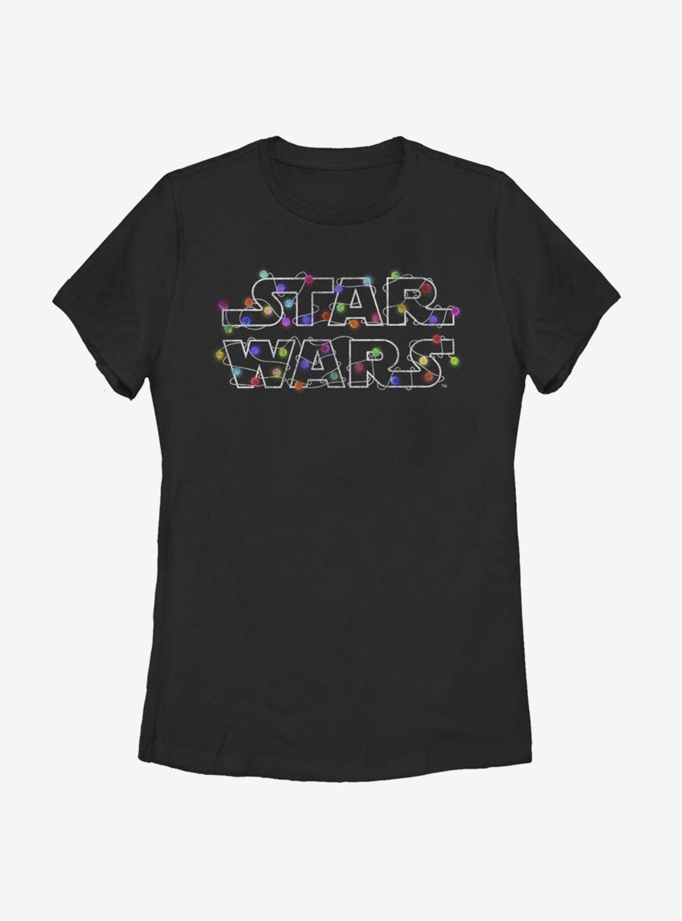Star Wars Christmas Lights Womens T-Shirt, , hi-res