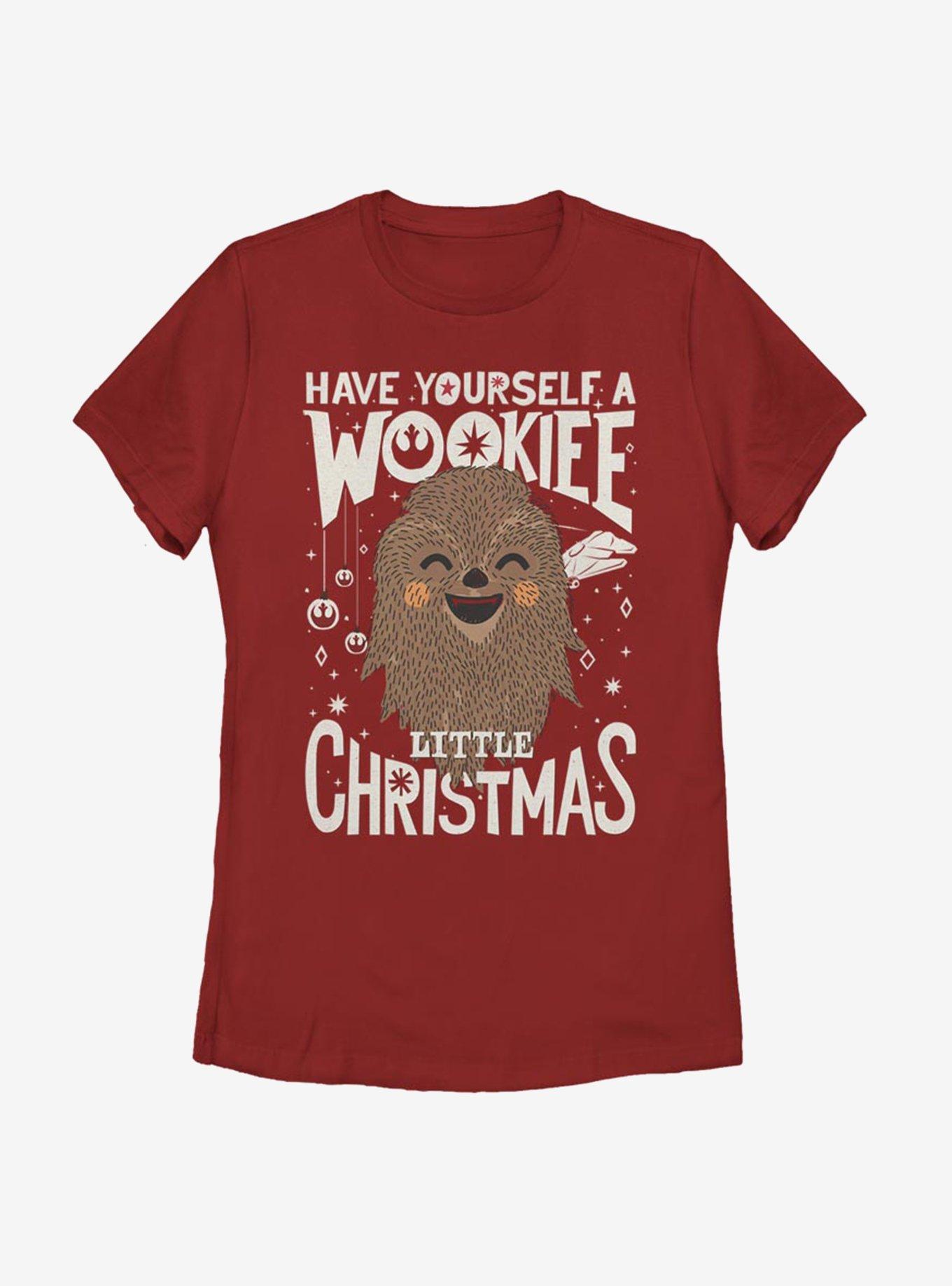 Star Wars Wookiee Christmas Womens T-Shirt, , hi-res