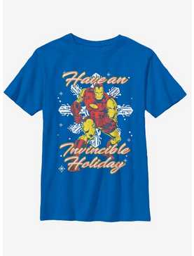 Marvel Iron Man Incredible Holiday Youth T-Shirt, , hi-res