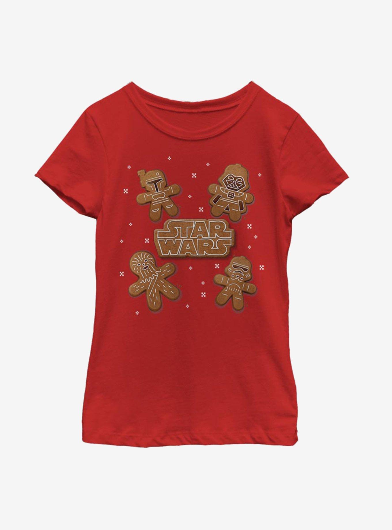 Star Wars Gingerbread Crew Youth Girls T-Shirt, , hi-res