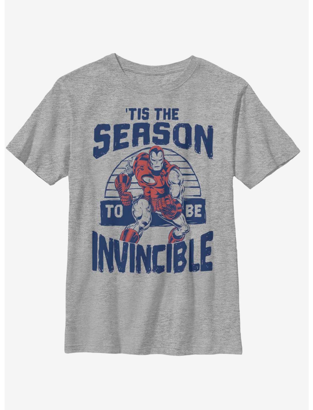 Marvel Iron Man Invincible Season Youth T-Shirt, ATH HTR, hi-res