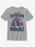 Marvel Iron Man Invincible Season Youth T-Shirt, ATH HTR, hi-res