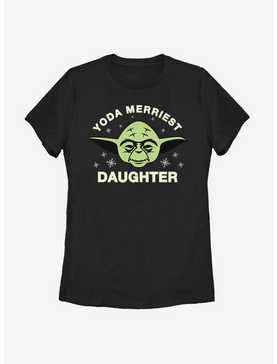 Star Wars Yoda Merriest Daughter Womens T-Shirt, , hi-res