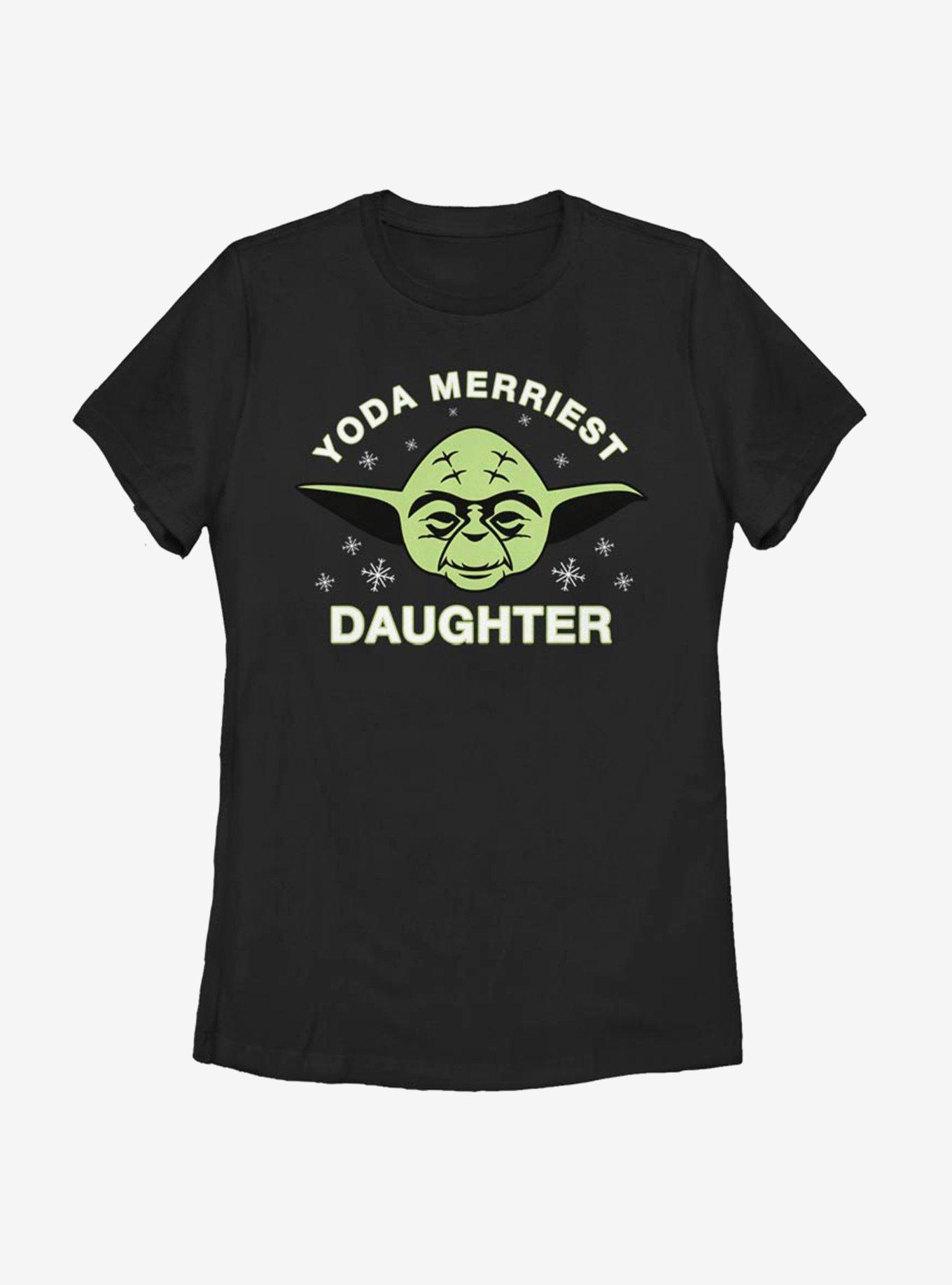 Star Wars Yoda Merriest Daughter Womens T-Shirt, , hi-res