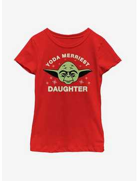 Star Wars Yoda Merriest Daughter Youth Girls T-Shirt, , hi-res