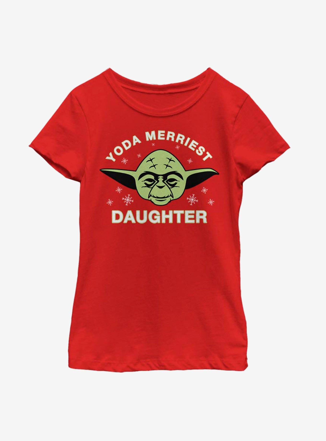 Star Wars Yoda Merriest Daughter Youth Girls T-Shirt, , hi-res