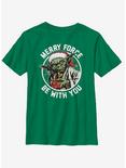 Star Wars Merry Force Youth T-Shirt, KELLY, hi-res