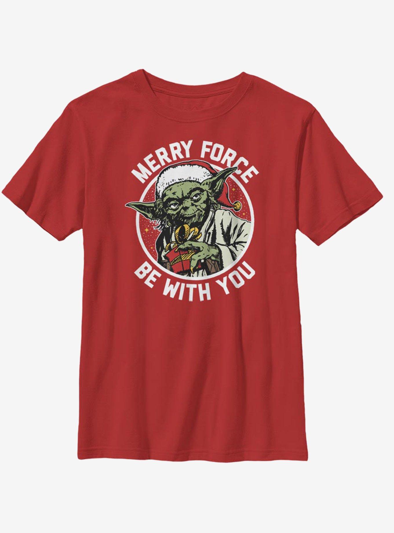 Star Wars Merry Force Youth T-Shirt, , hi-res