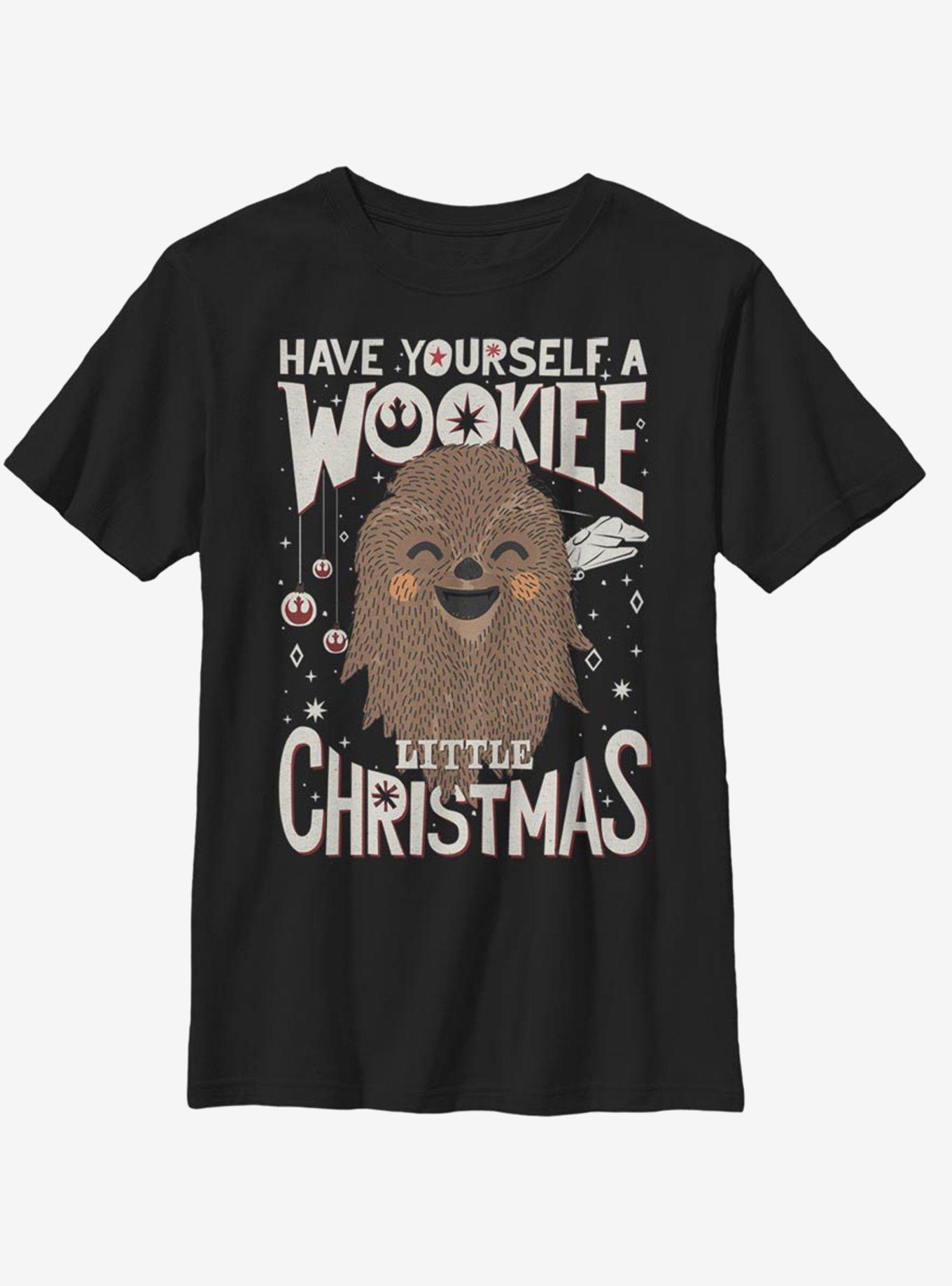 Star Wars Wookiee Christmas Youth T-Shirt, , hi-res