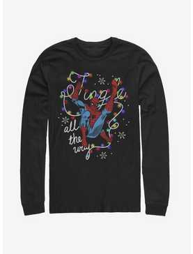 Marvel Spider-Man Jingle All The Way Long-Sleeve T-Shirt, , hi-res